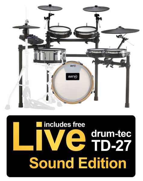 Roland TD-27KV drum-tec Edition Real Feel