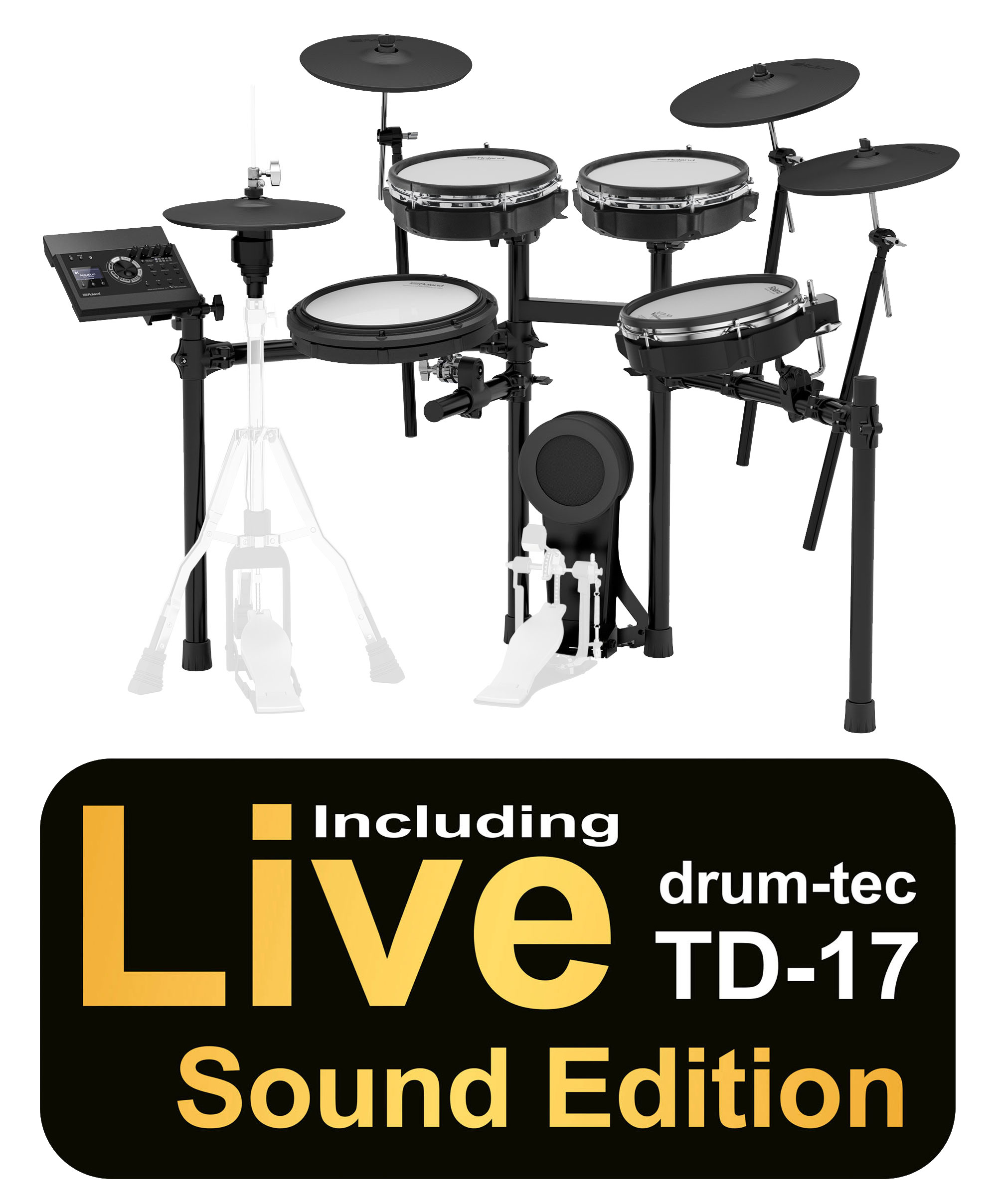 Roland TD-17KVX drum-tec Edition BIG PAD incl. Live Sound Edition