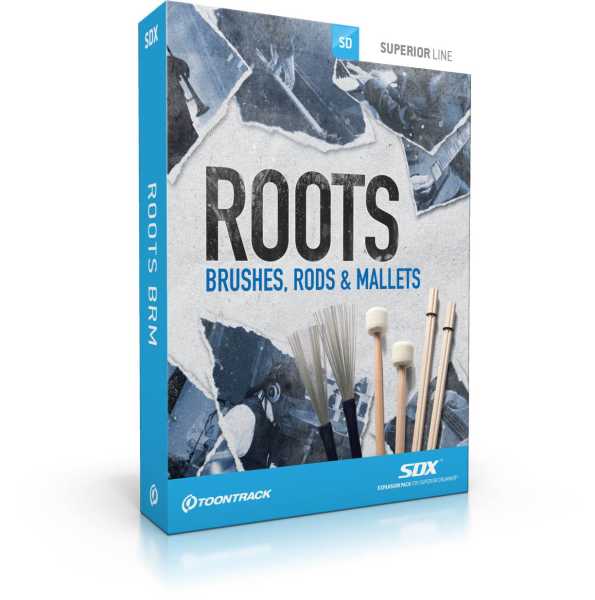 Toontrack Roots "Brushes, Rods & Mallets" SDX