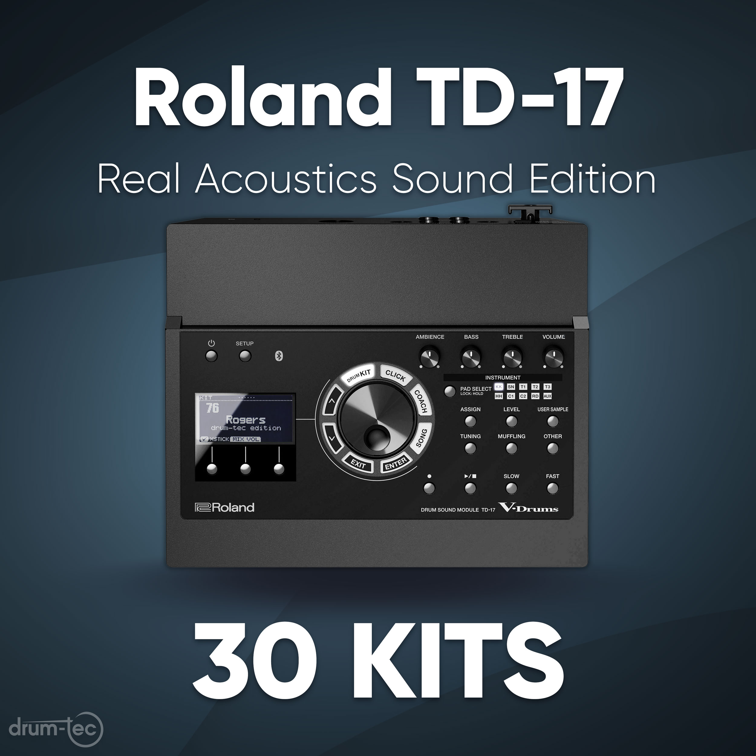Real Acoustics Sound Edition Roland TD-17 [Download] | drum-tec