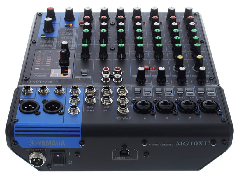 Yamaha MG10XU 10 channel mixer with fx | drum-tec